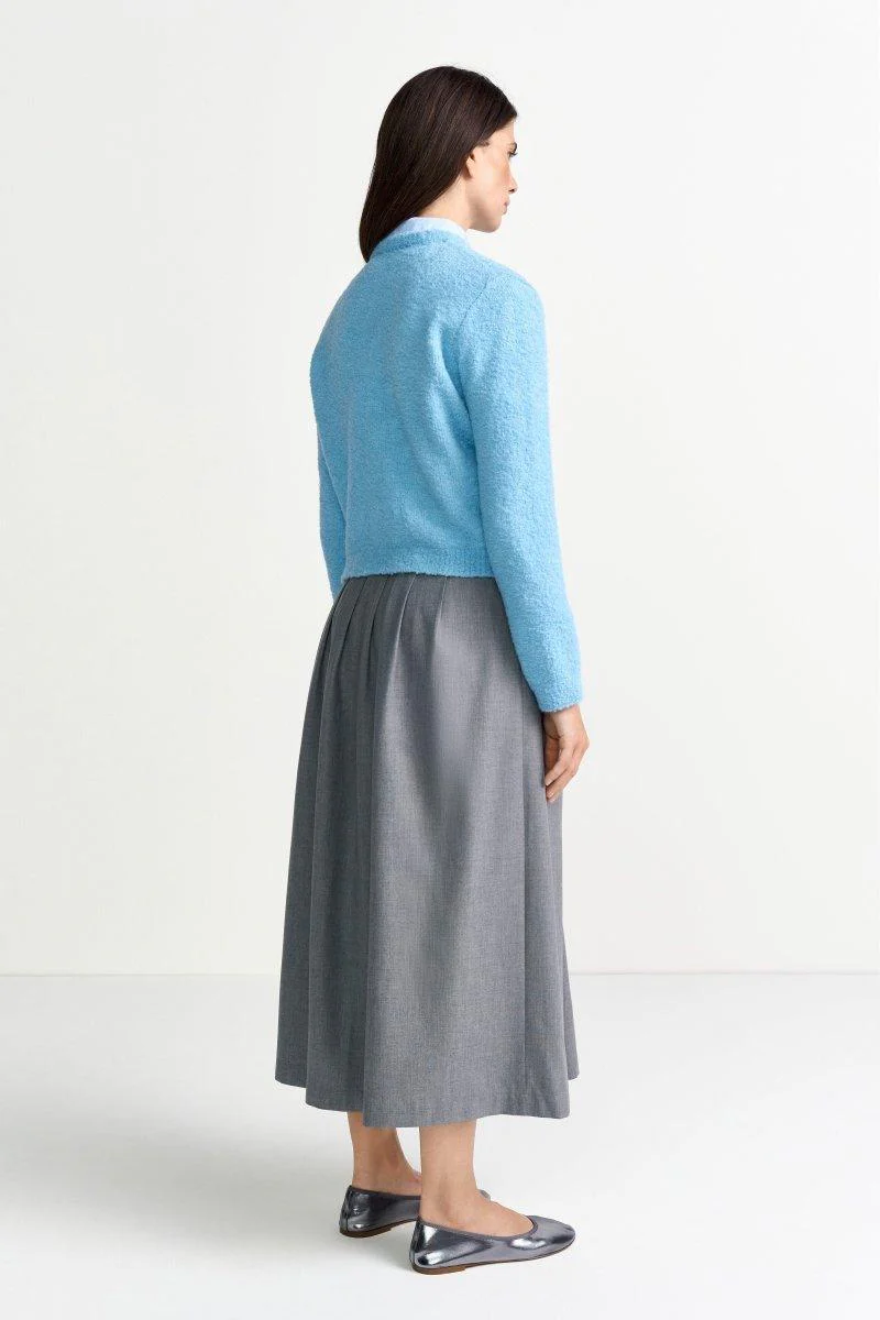 Kurze Strickjacke mit Knöpfen - Image 9