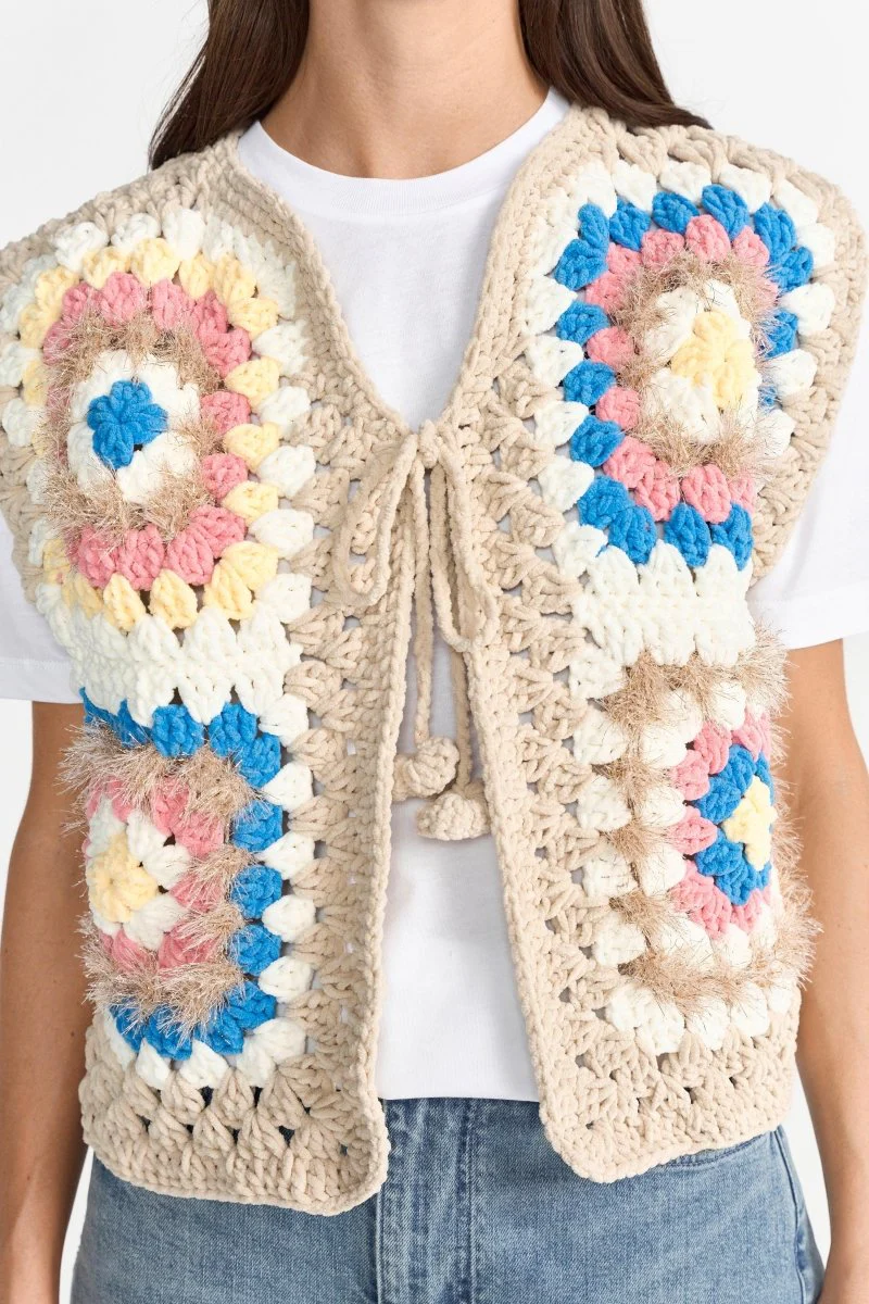 Häkelweste mit Granny Squares - Image 6