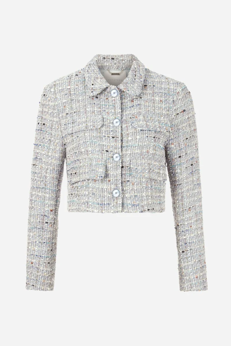 Cropped Tweedjacke - Image 5