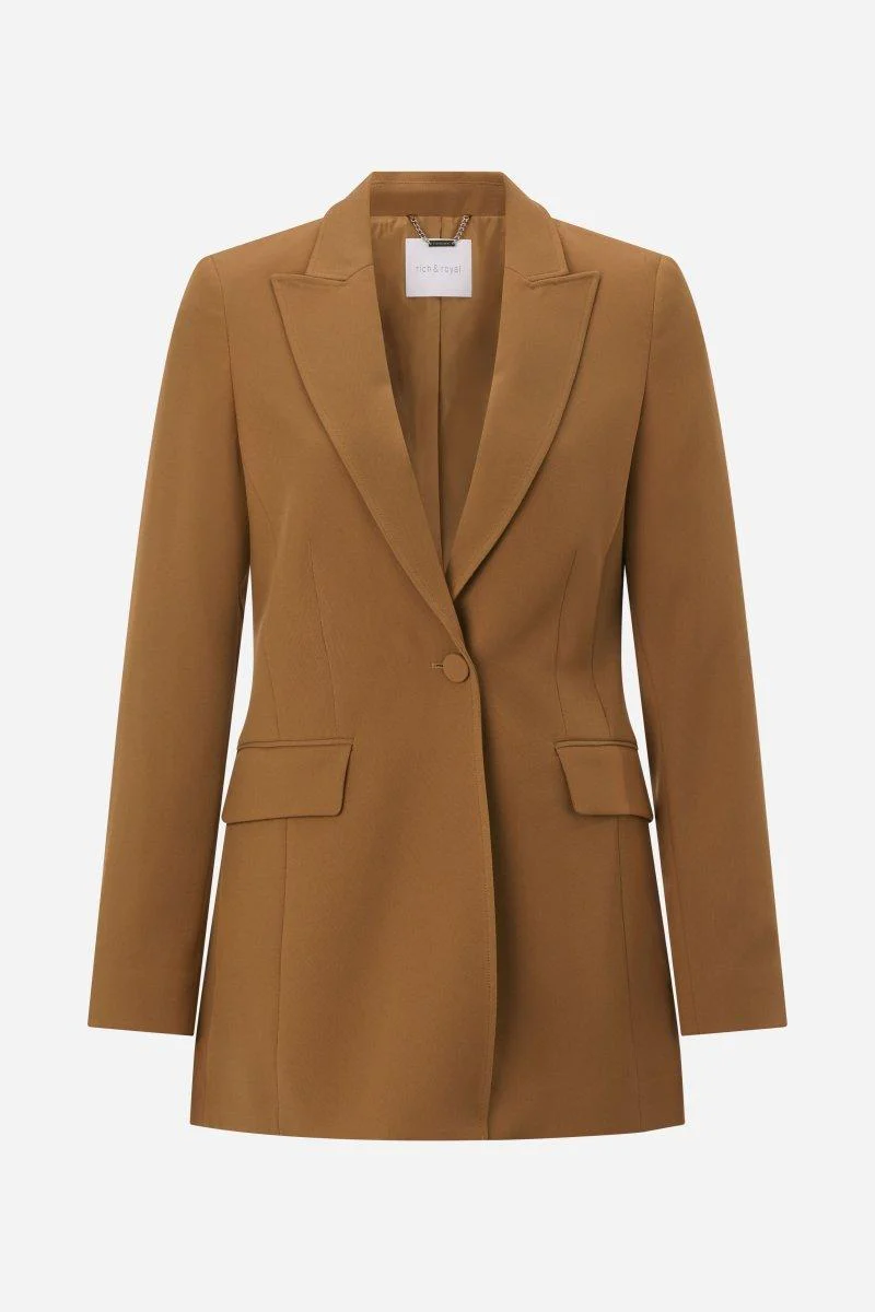 Camelfarbener Longblazer - Image 5