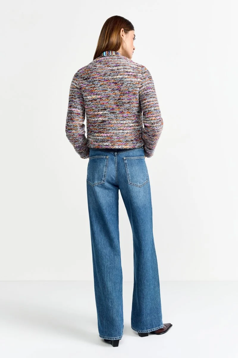 Bunte Bouclé-Jacke - Image 4