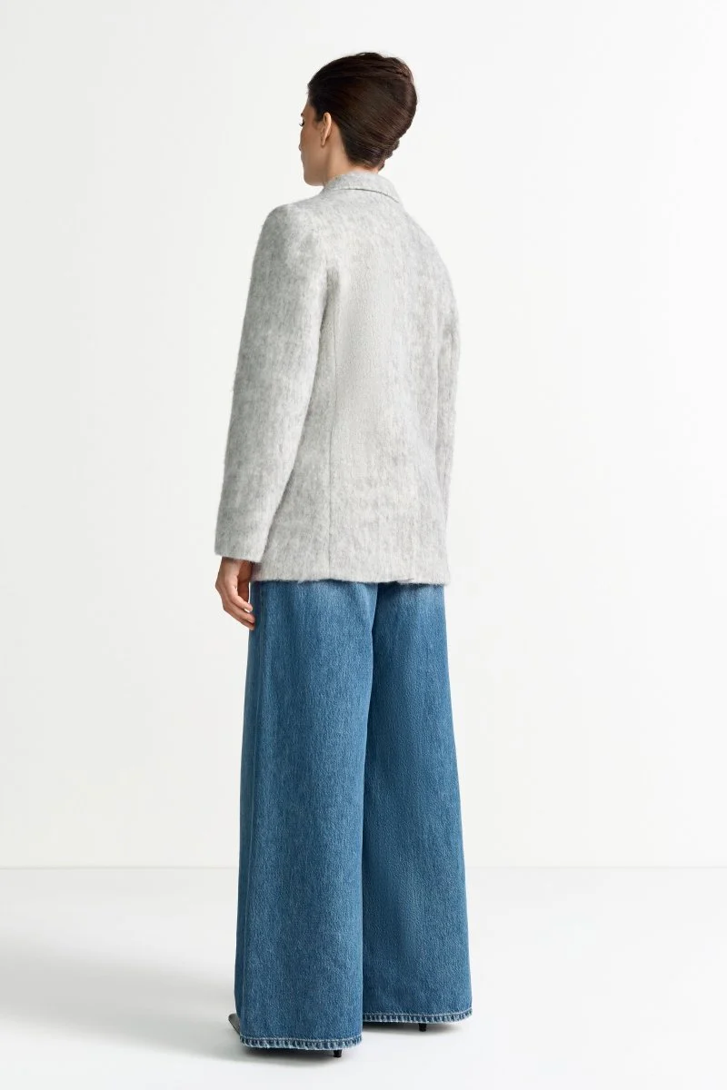 Hellgrauer Wollblazer - Image 5