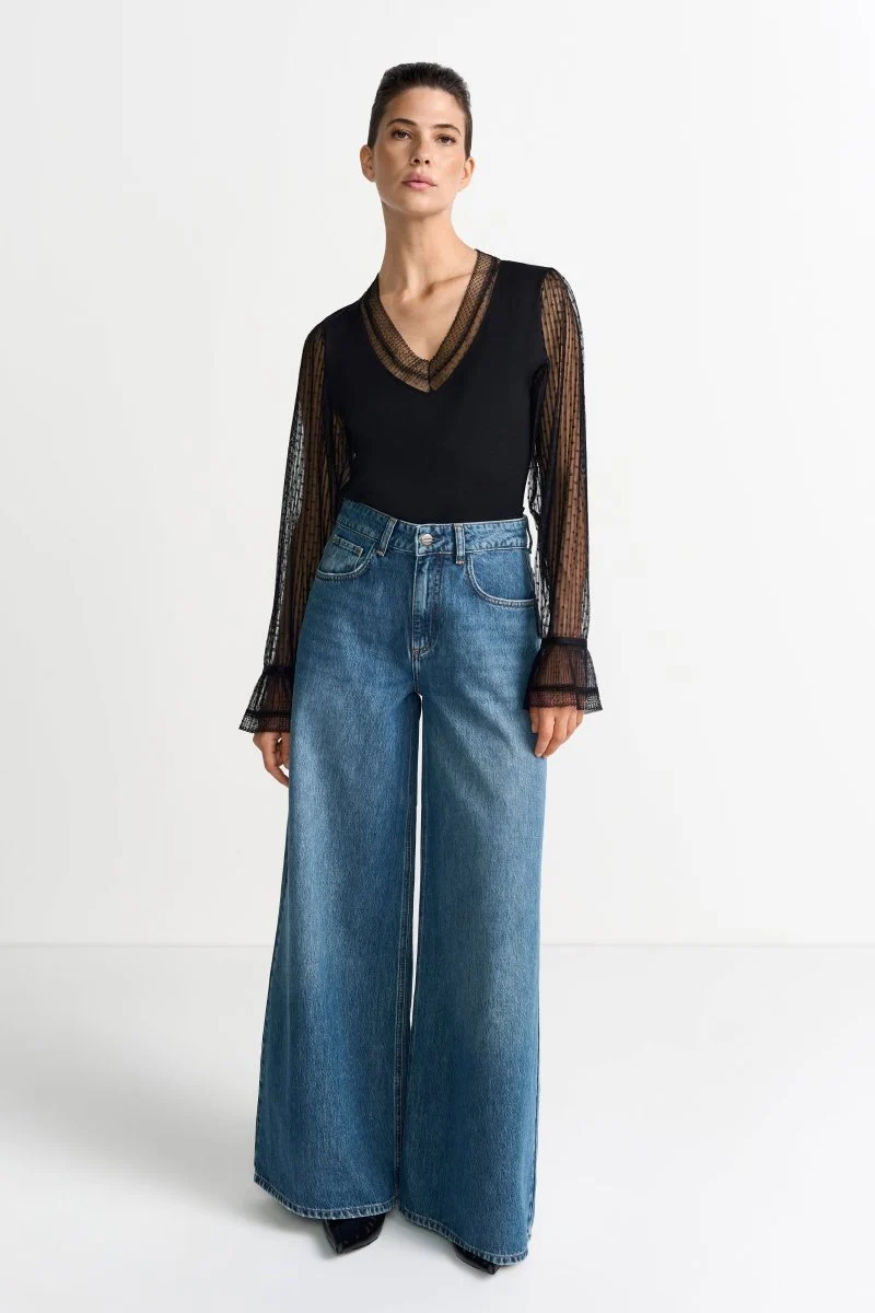 Longsleeve mit transparenten Ärmeln - Image 3