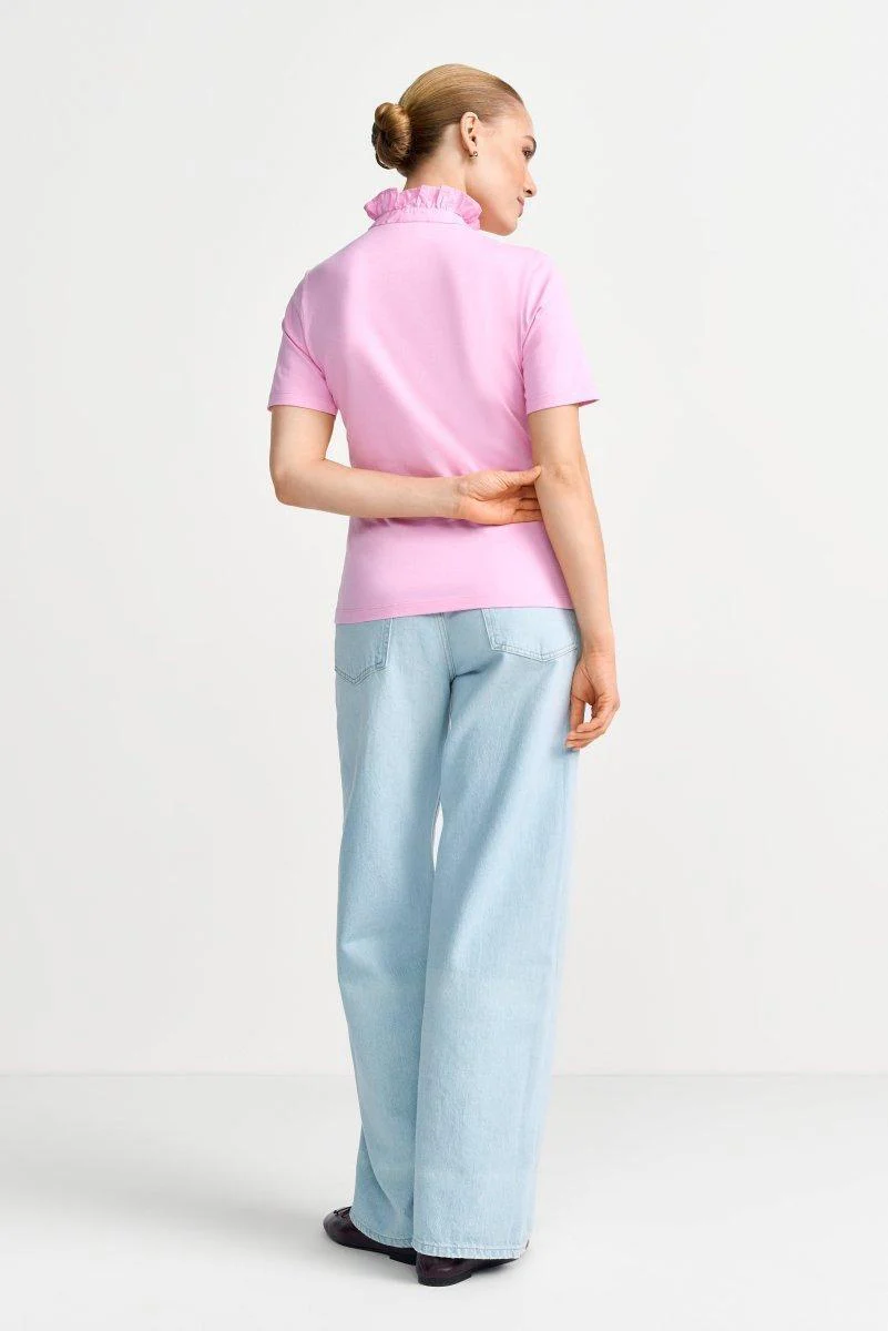 T-Shirt mit Rüschenkragen - Image 4