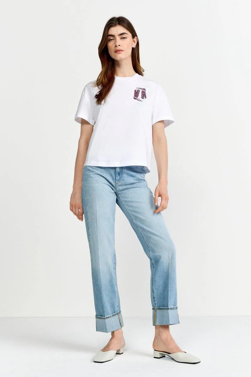 T-Shirt mit Applikationen - Image 3