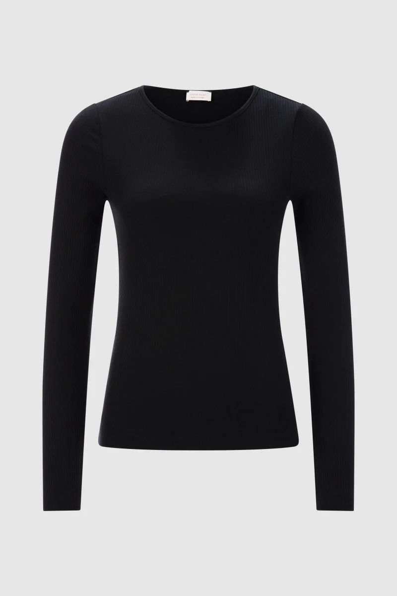 Rib-Longsleeve mit Rundhals - Image 11