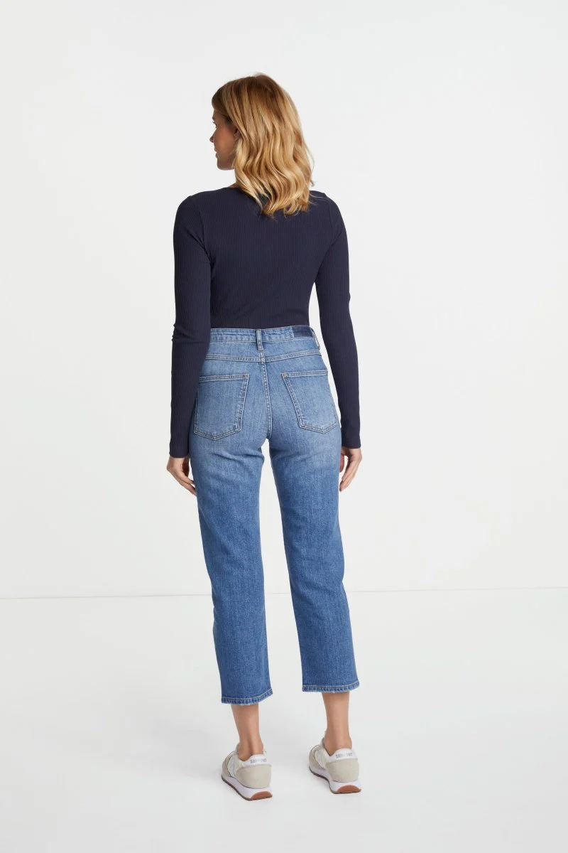 Rib-Longsleeve mit Rundhals - Image 5