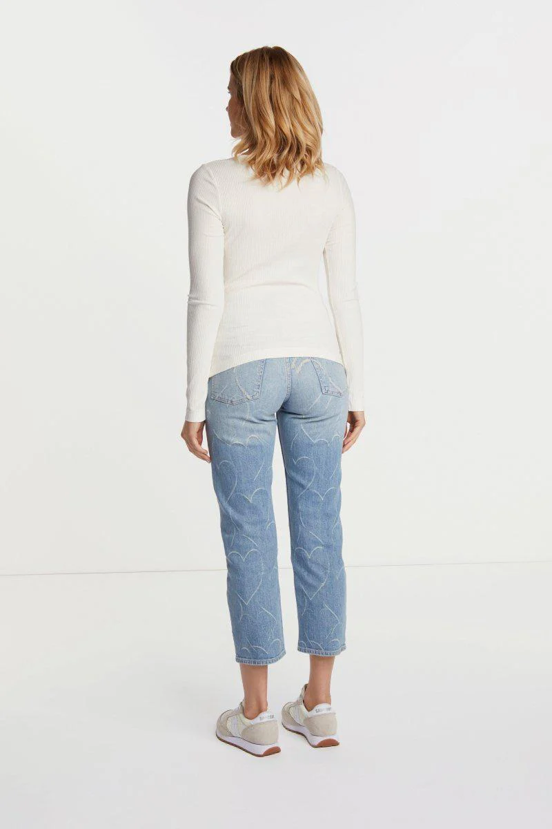 Rib-Longsleeve mit Rundhals - Image 9