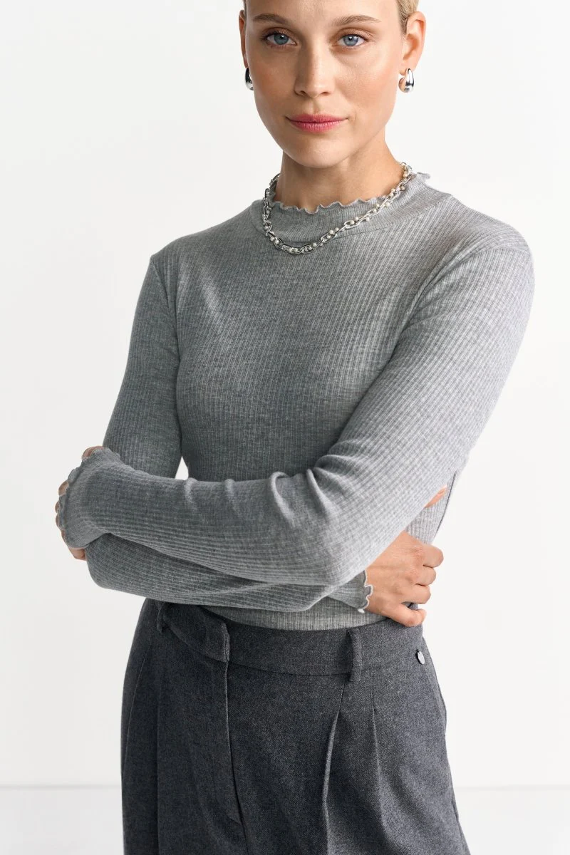 Longsleeve mit Rüschensaum - Image 6