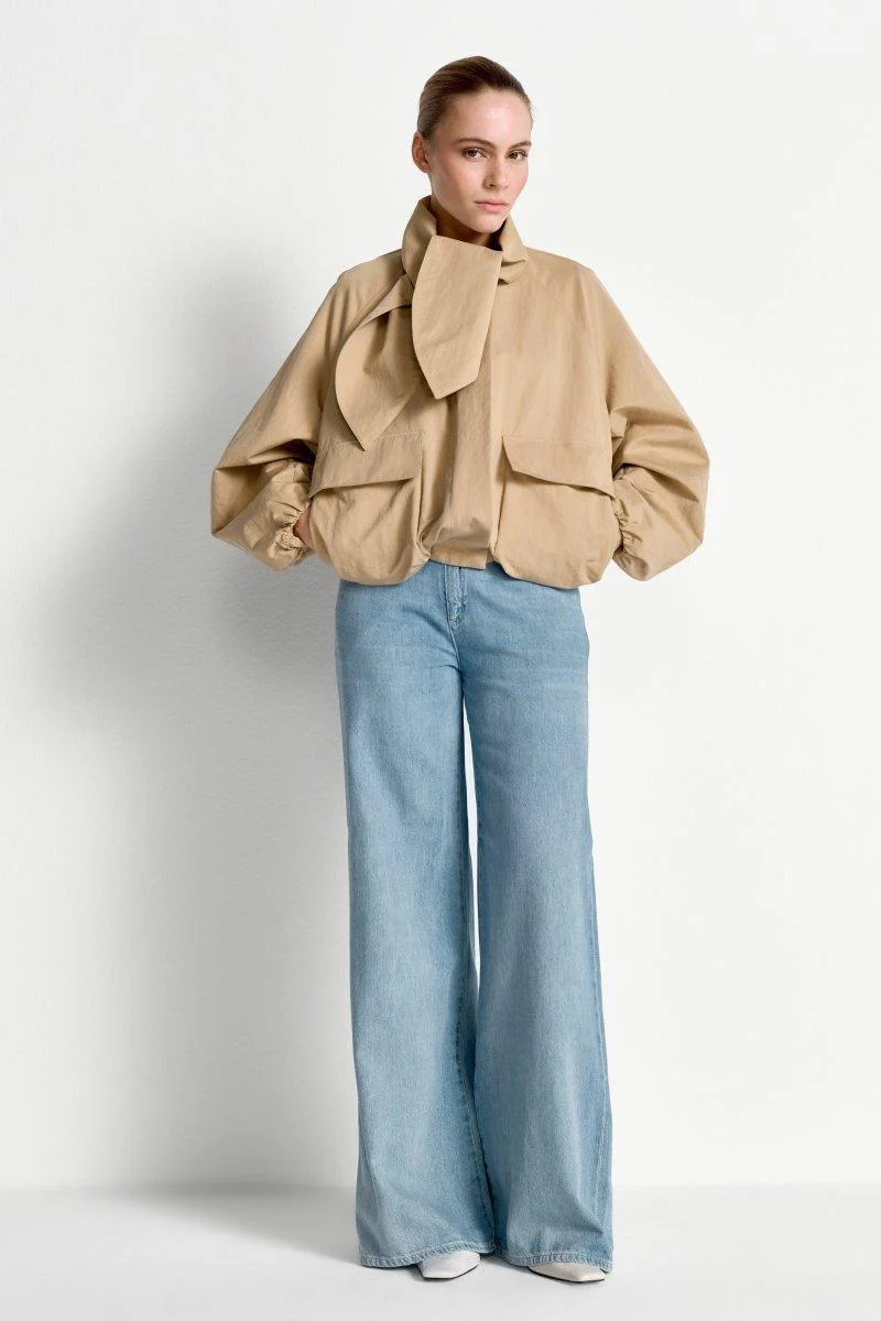 Blousonjacke mit Bindekragen - Image 16