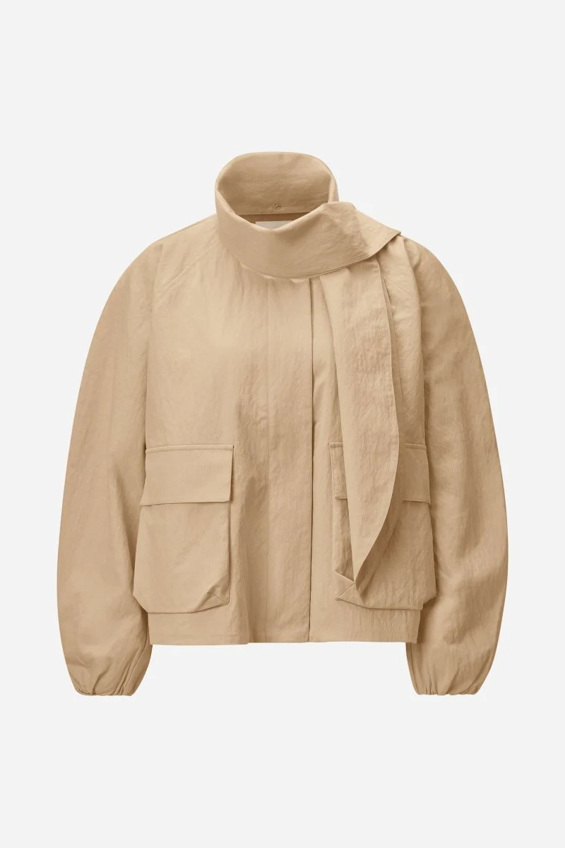 Blousonjacke mit Bindekragen - Image 20