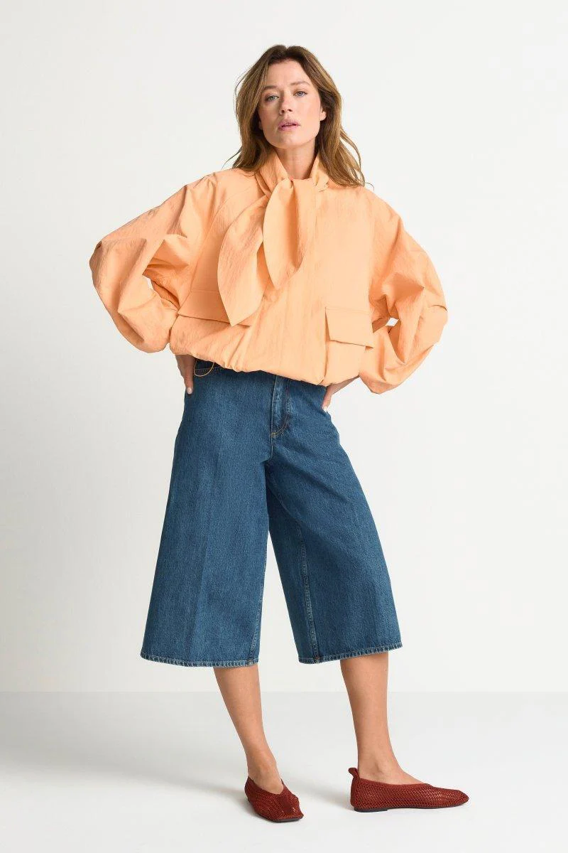 Blousonjacke mit Bindekragen - Image 3