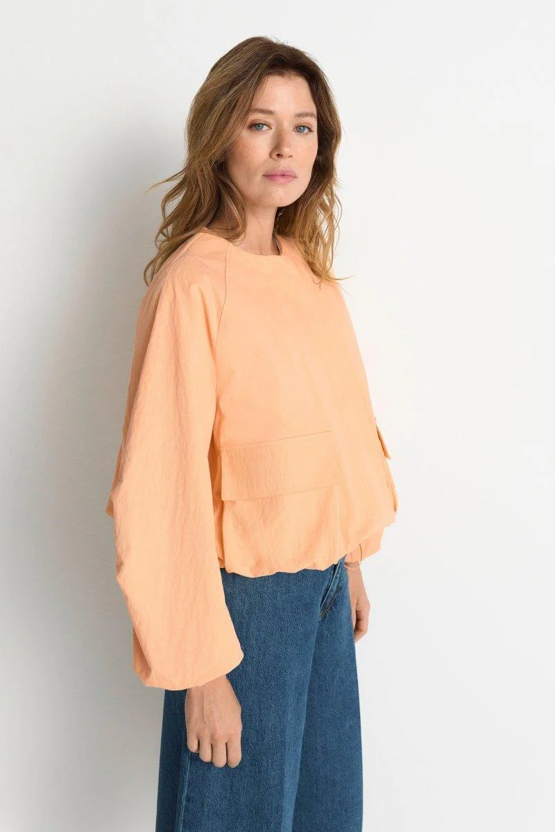 Blousonjacke mit Bindekragen - Image 6