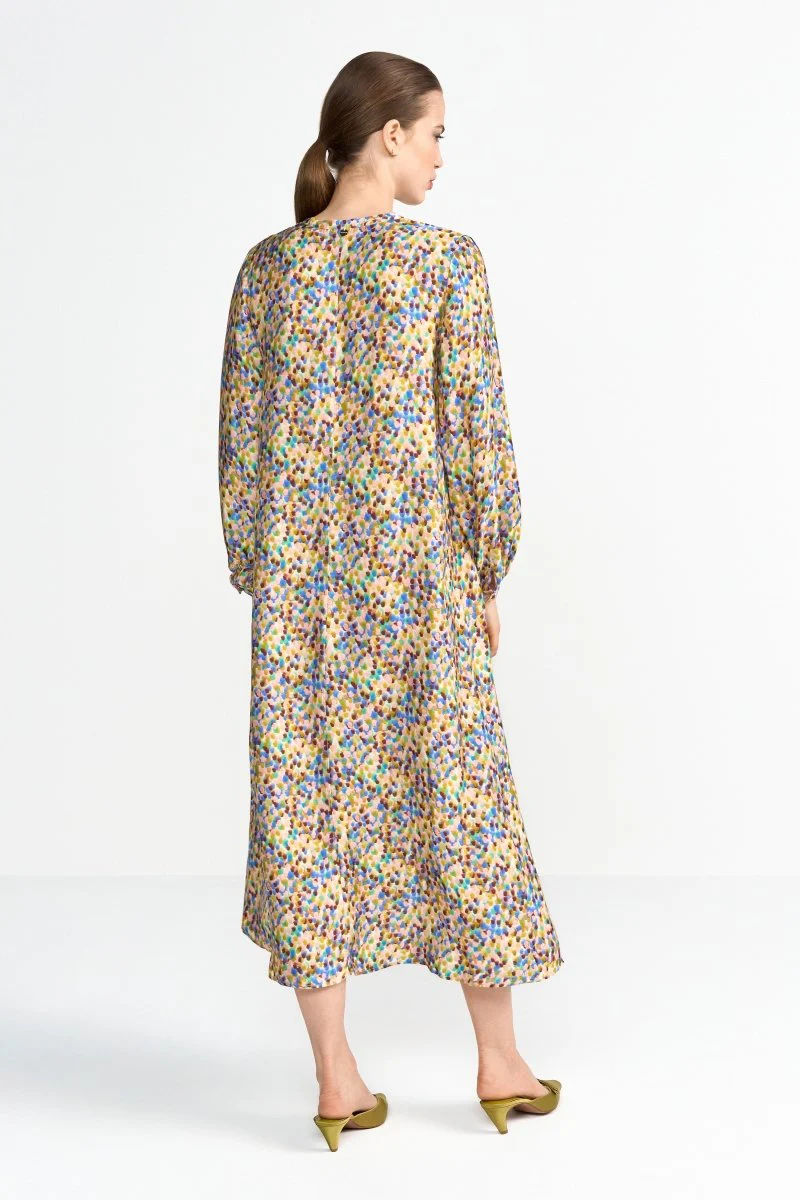 Blusenkleid mit Multicolor-Print - Image 4