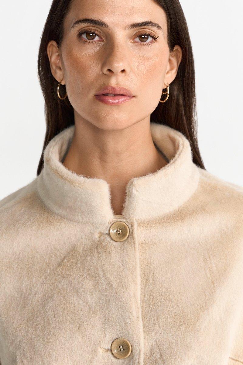 Kurzfelljacke mit Stehkragen - Image 15