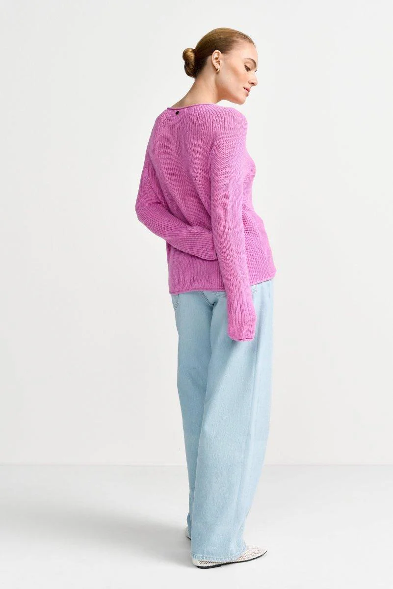 Rippstrickpullover mit Crewneck - Image 4