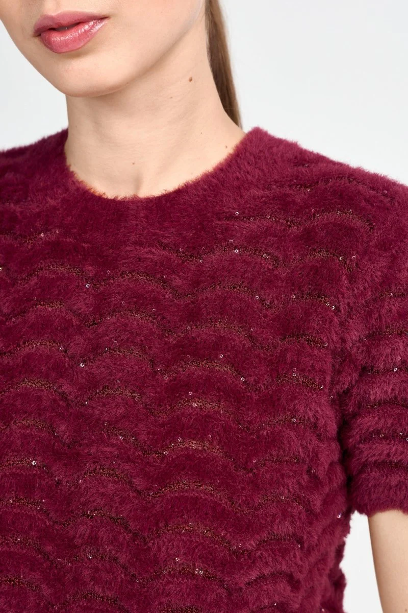 Stricktop mit Wellenstruktur - Image 5