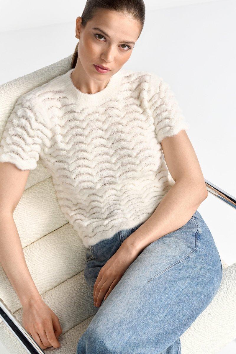 Stricktop mit Wellenstruktur - Image 6