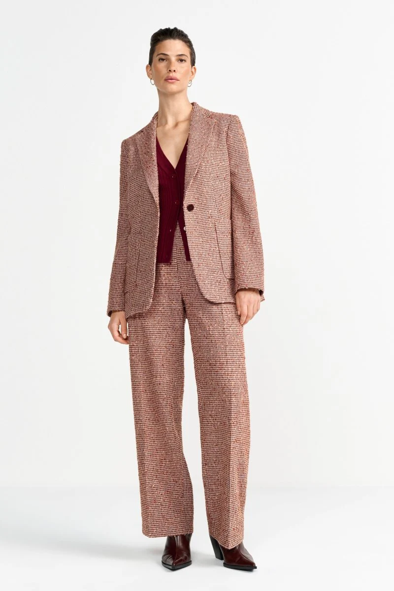 Karierter Tweed-Blazer - Image 3
