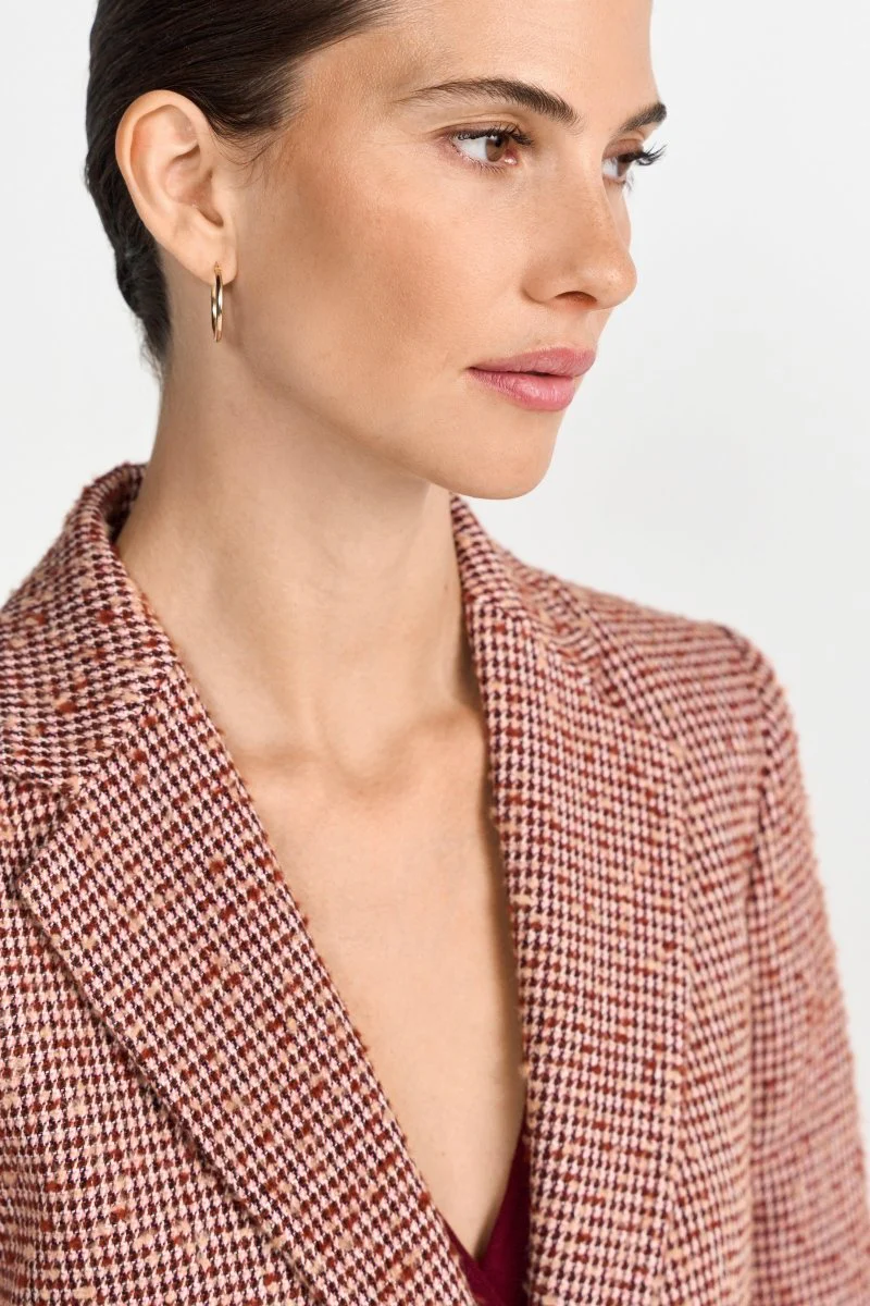 Karierter Tweed-Blazer - Image 5