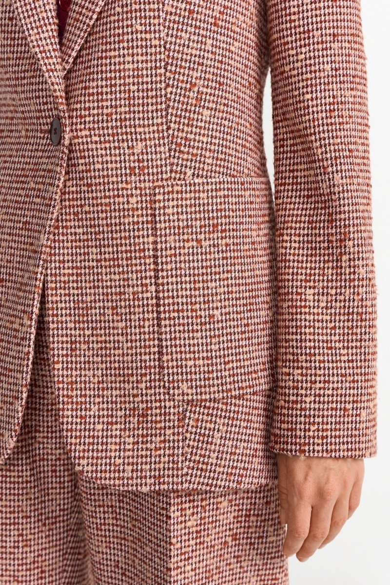 Karierter Tweed-Blazer - Image 6