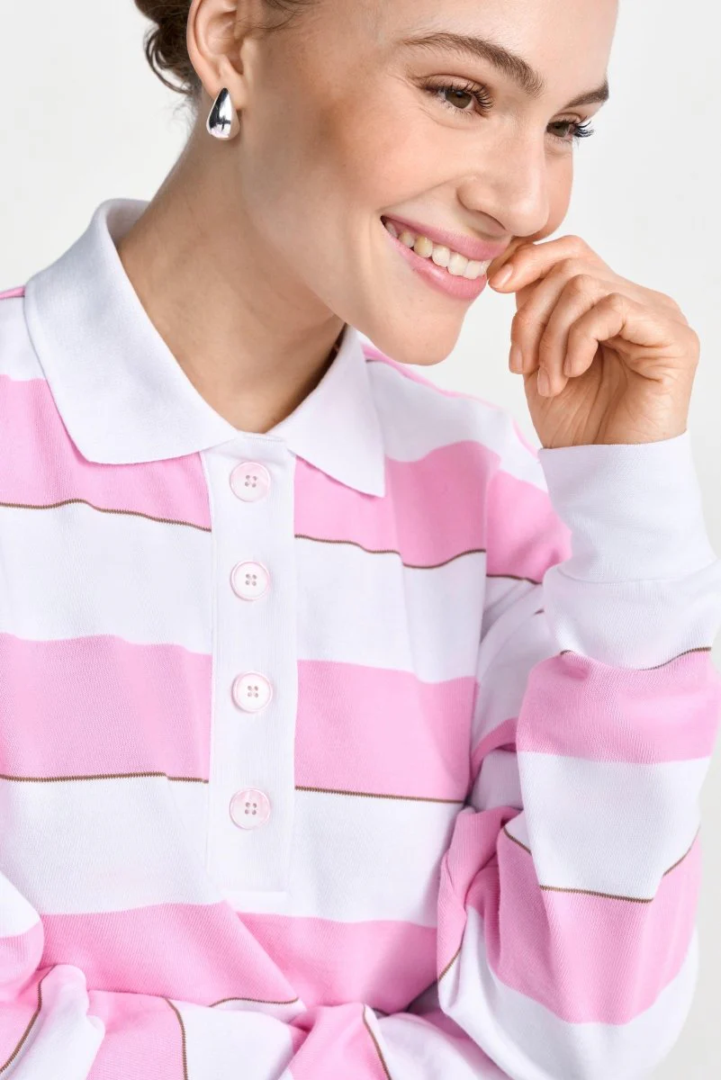 Gestreifter Polo-Sweater - Image 10