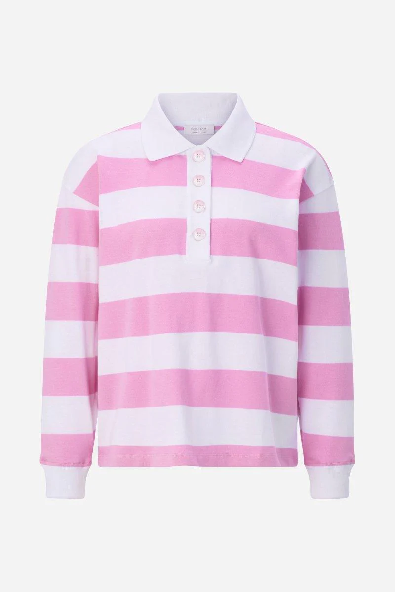 Gestreifter Polo-Sweater - Image 11